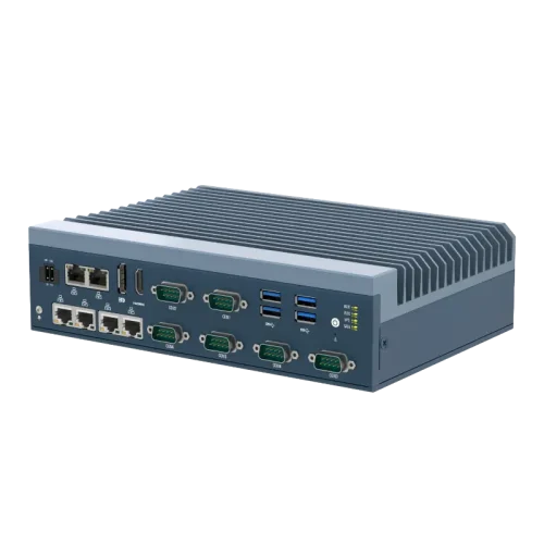 Fanless industrial PC 6 LAN