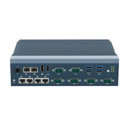 Fanless box PC 6 LAN POE