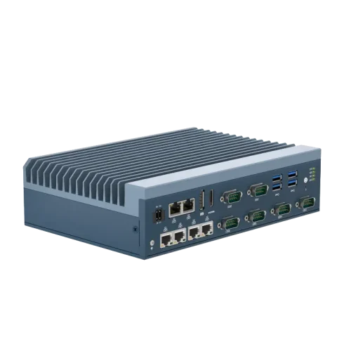 Fanless box PC 6 LAN 6COM