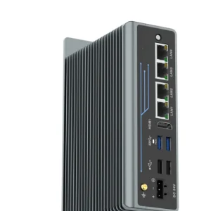 Fanless PC 4LAN Din Rail
